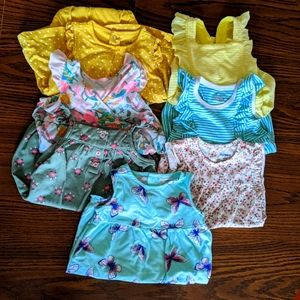 Lot of 7 - size 18 month rompers